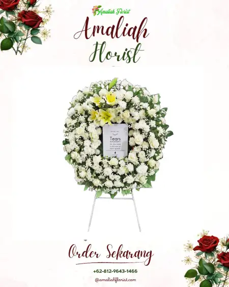 Krans Bunga Duka Kemiri Timur